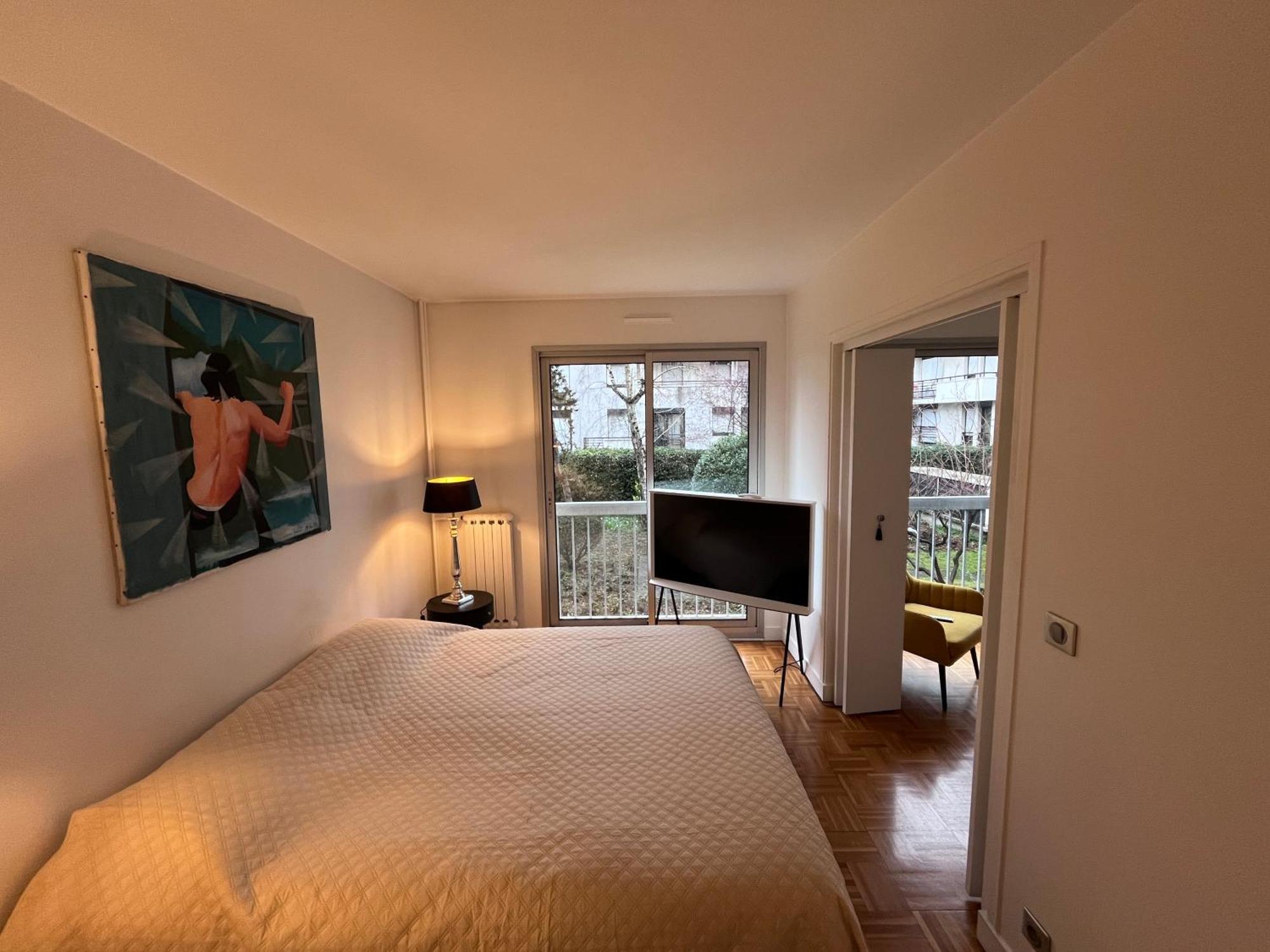 Suite 2 Pieces Sur Jardin Paris Luaran gambar